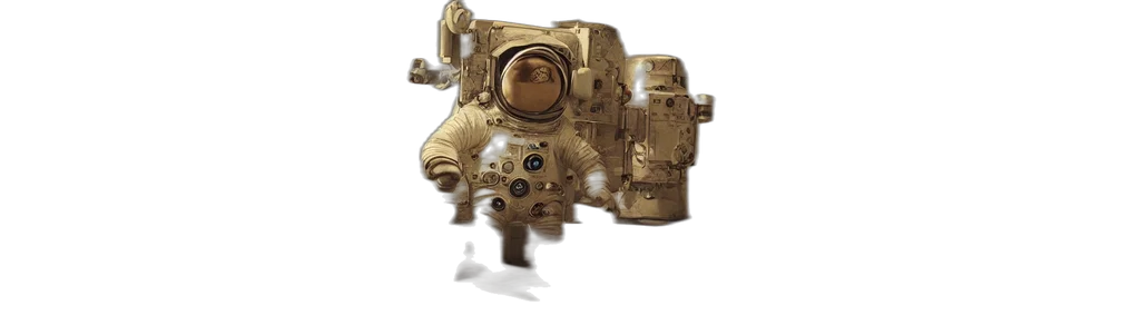 robot, mask, creature, weapon transparent PNG cut-out