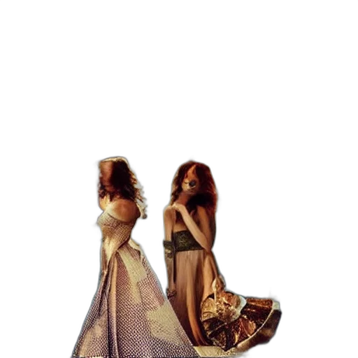 dress, shoes, jewelry, concept art transparent PNG cut-out