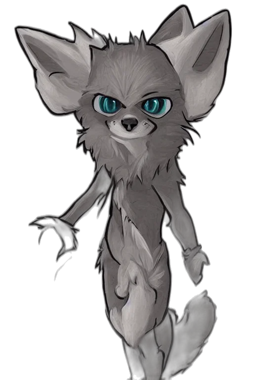 creature, staff, animal, concept art, fantasy art, cartoon, 3d render, medieval transparent PNG cut-out