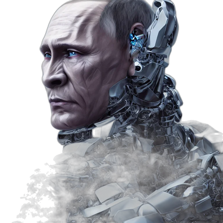 robot, face, concept art, cyberpunk, comic book art, photorealistic, outer space, octane transparent PNG cut-out