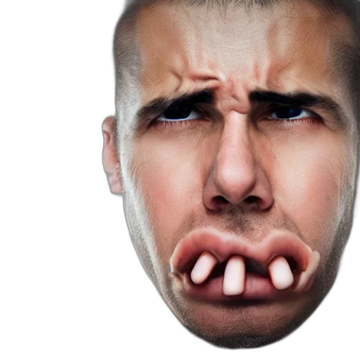 face, mask, creature, staff, photorealistic, 3d render, concept art, cartoon transparent PNG cut-out