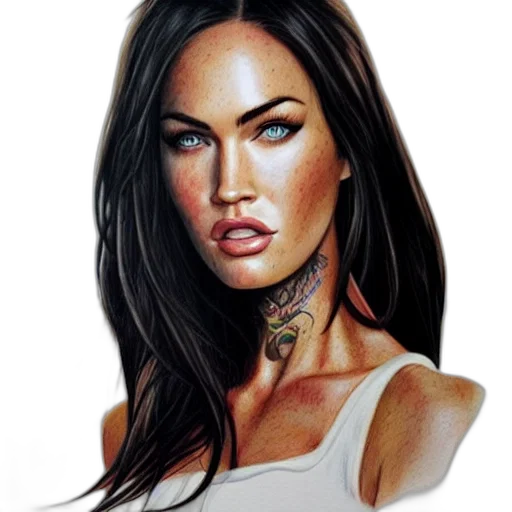 face, jewelry, photorealistic, fantasy art, oil painting, comic book art, pencil, portrait transparent PNG cut-out
