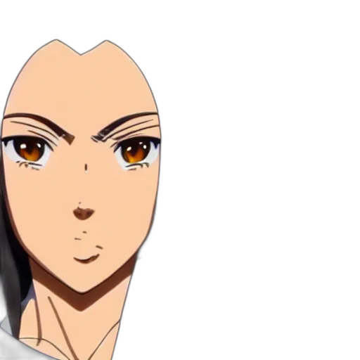 face, mask, hair, anime transparent PNG cut-out