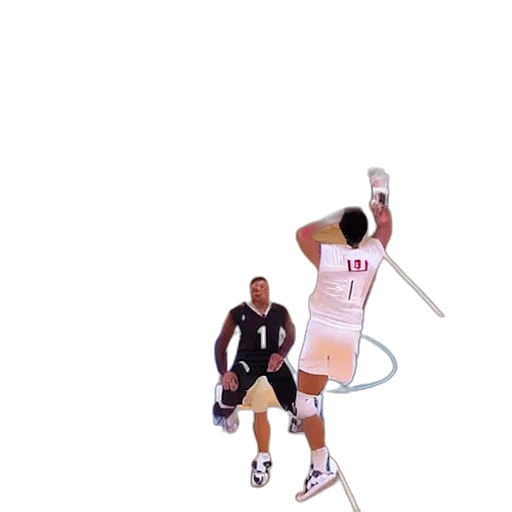 concept art, pixel art, fire, nba transparent PNG cut-out
