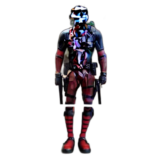 robot, mask, concept art, 3d render transparent PNG cut-out