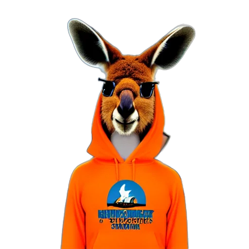 animal, jacket, staff, portrait transparent PNG cut-out