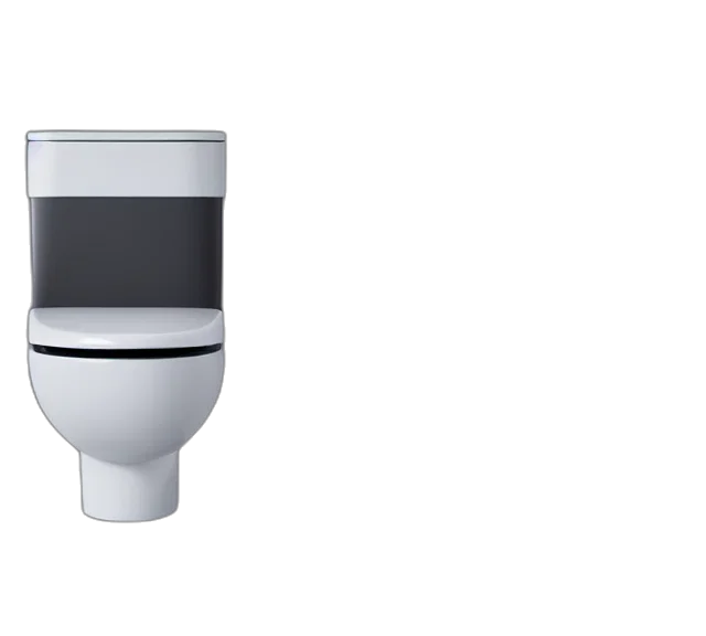 robot, furniture, 3d render, photorealistic, photo, product, toilet, designed transparent PNG cut-out