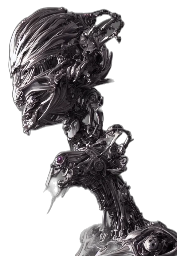 dragon, robot, creature, weapon, concept art, 3d render, fantasy art, comic book art transparent PNG cut-out