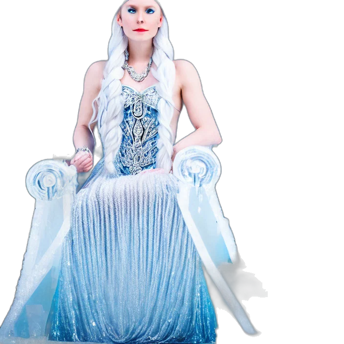 dress, concept art, fantasy art, blue transparent PNG cut-out