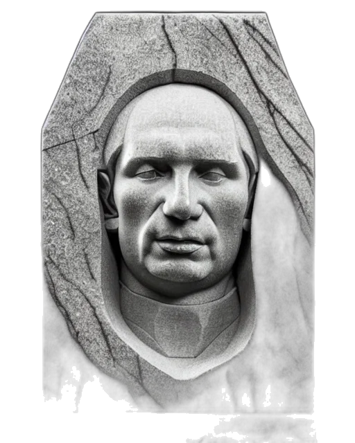 face, mask, crown, jacket, photorealistic, 3d render, pencil sketch, concept art transparent PNG cut-out