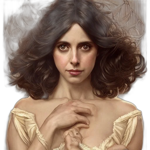 face, dress, jewelry, fantasy art transparent PNG cut-out
