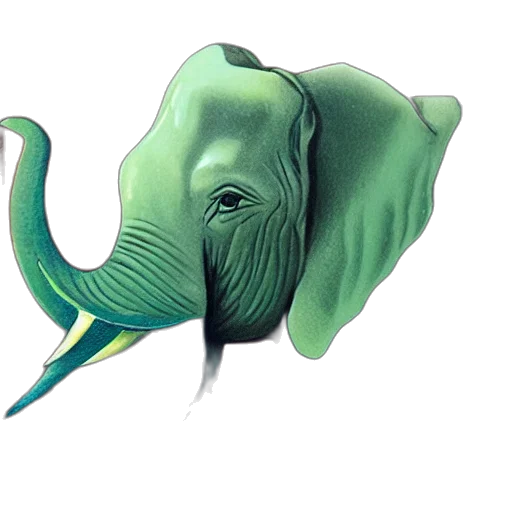 animal, creature, mask, photorealistic transparent PNG cut-out