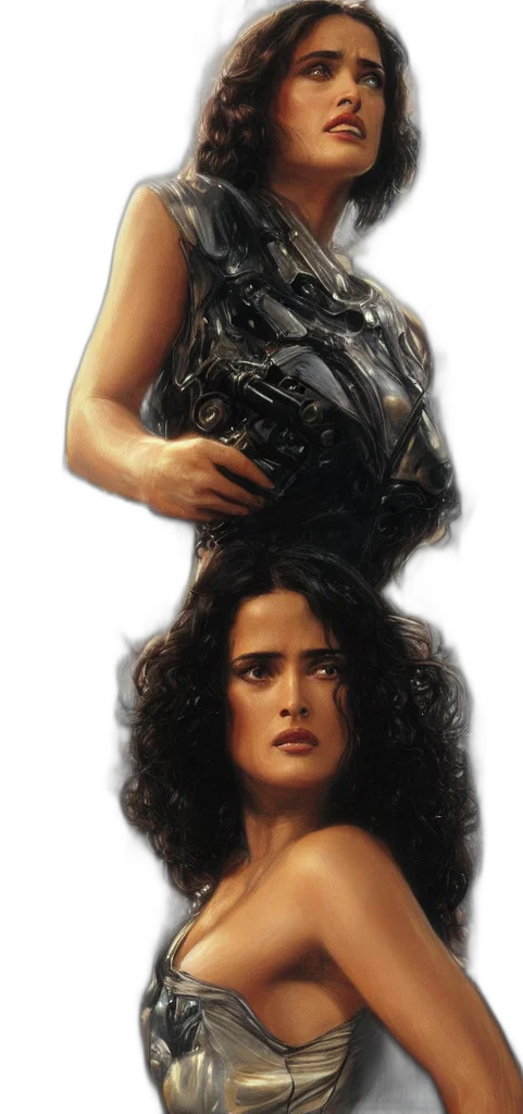 hair, dress, face, crown transparent PNG cut-out