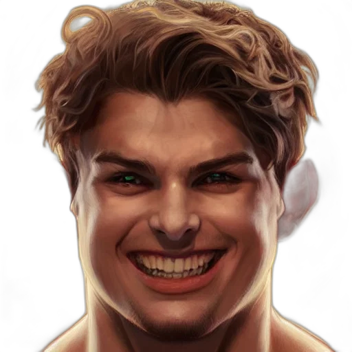 face, staff, creature, hair transparent PNG cut-out