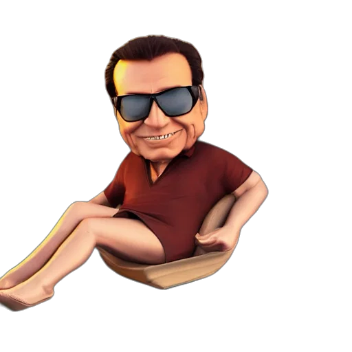 shoes, furniture, 3d render, cartoon transparent PNG cut-out