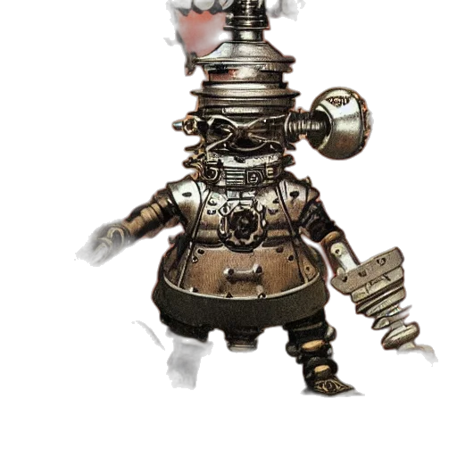 robot, staff, weapon, concept art transparent PNG cut-out
