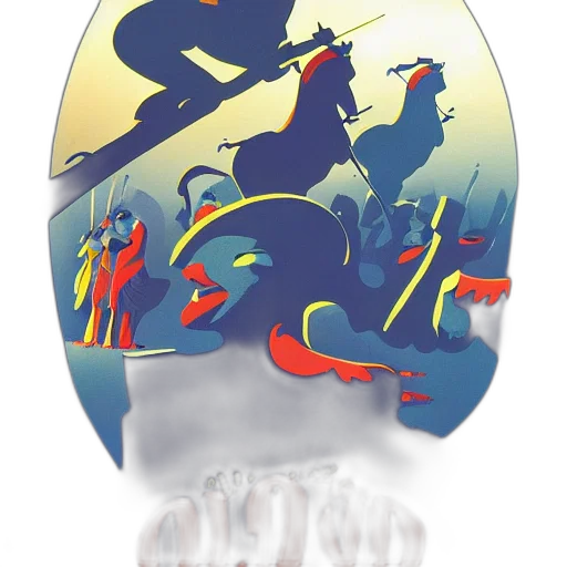 concept art, fantasy art, cartoon, full transparent PNG cut-out