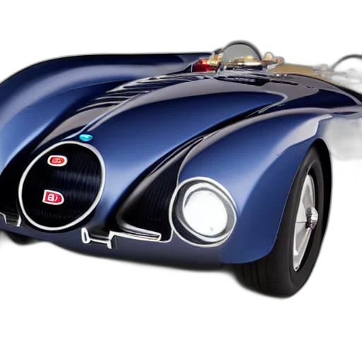 car, 3d render, photorealistic, concept art, bugatti, type, atlantic, concept transparent PNG cut-out