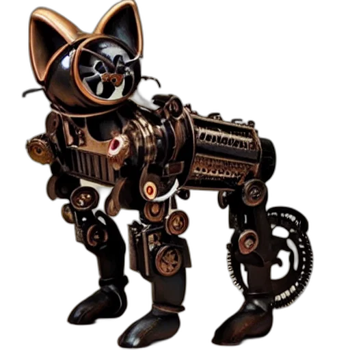 robot, animal, staff, weapon transparent PNG cut-out