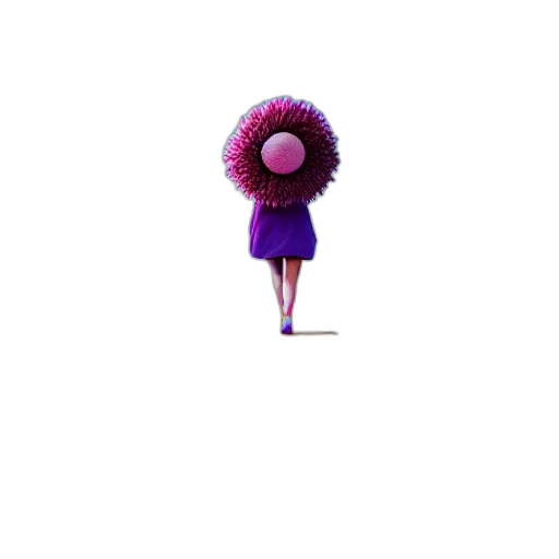 hair, dress, hat, umbrella, 3d render, concept art, pixel art, photorealistic transparent PNG cut-out