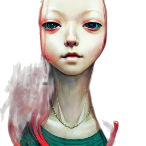 face, robot, mask, creature, concept art, fantasy art, photorealistic, 3d render transparent PNG cut-out