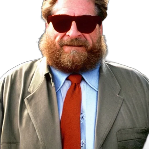jacket, staff, hair, animal, photorealistic, vaporwave, john, goodman transparent PNG cut-out