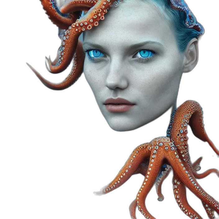 creature, mask, crown, jewelry, concept art, fantasy art, photorealistic, 3d render transparent PNG cut-out