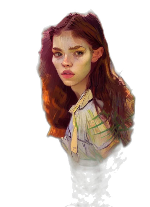 face, creature, robot, dress transparent PNG cut-out