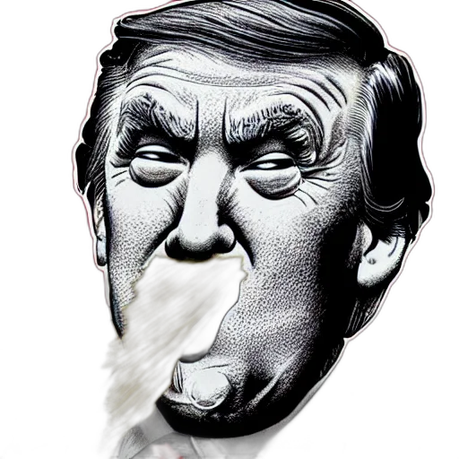 mask, face, creature, cartoon, photorealistic, comic book art, concept art, close transparent PNG cut-out