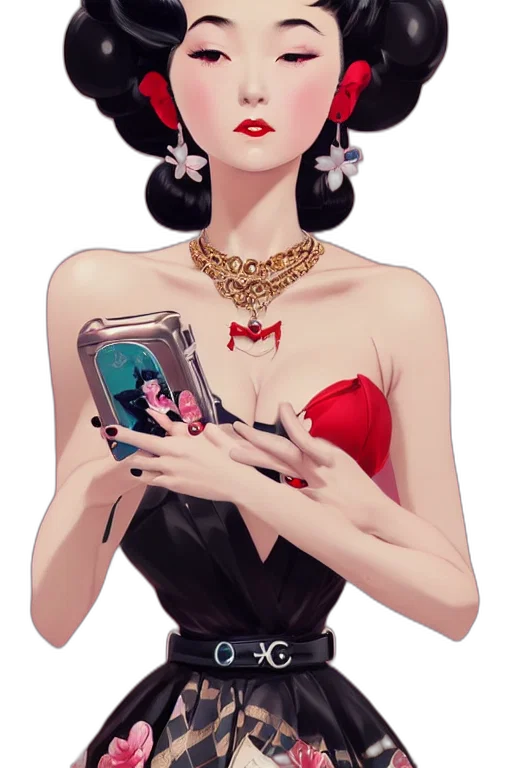 jewelry, dress, cartoon, concept art transparent PNG cut-out