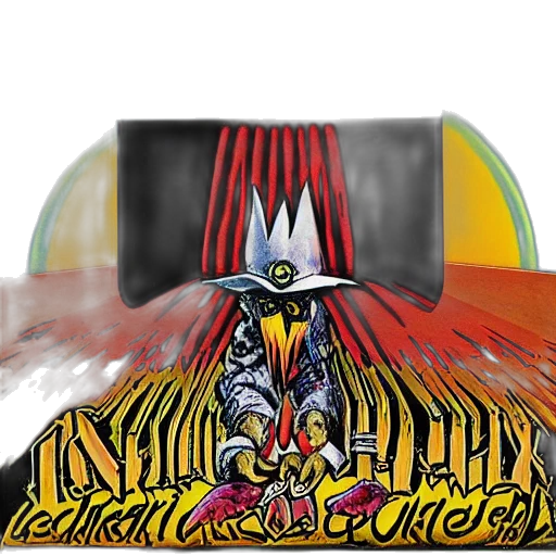 hat, chicken, escaping, psych, ward, judas, priest, album transparent PNG cut-out