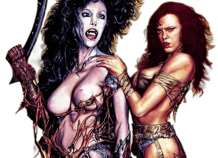 comic book art, concept art, fantasy art, witchblade transparent PNG cut-out