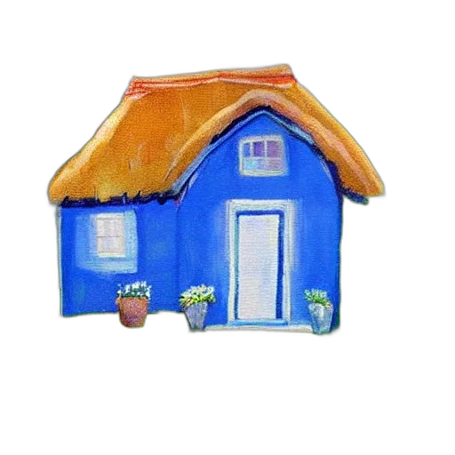 building, furniture, 3d render, concept art, watercolor, snow, night, beautiful transparent PNG cut-out