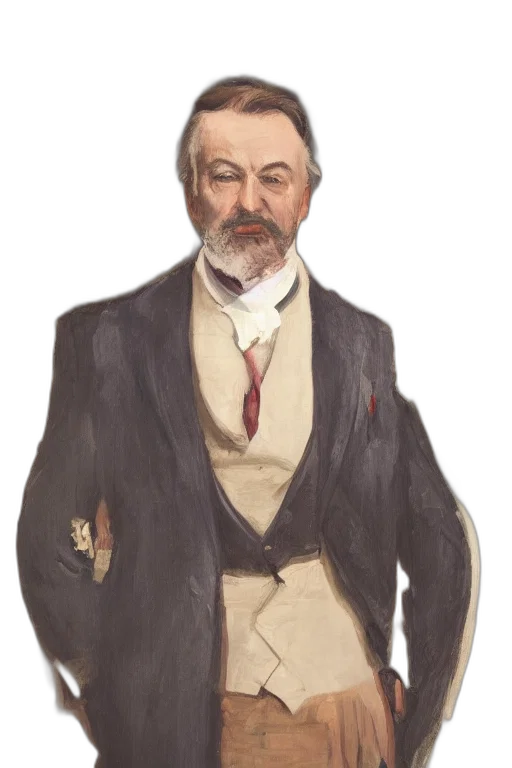 staff, jacket, face, hat, concept art, oil painting, photorealistic, facial transparent PNG cut-out