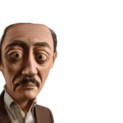 face, mask, 3d render, concept art, cartoon, photorealistic, anomalisa, salvador transparent PNG cut-out
