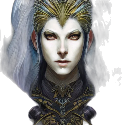 face, mask, crown, staff transparent PNG cut-out