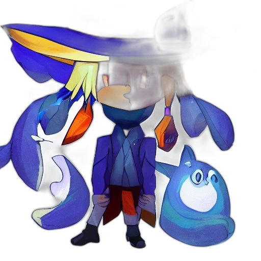 mask, staff, creature, dragon transparent PNG cut-out
