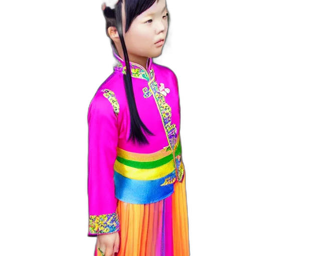 dress, staff, dragon, photorealistic transparent PNG cut-out