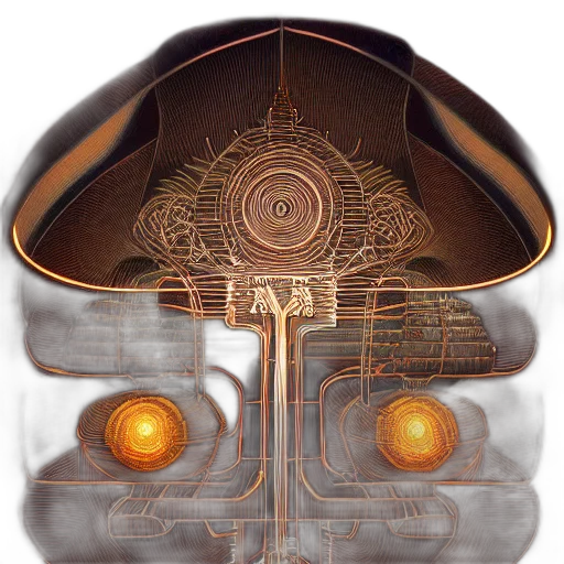 robot, crown, hat, mask transparent PNG cut-out
