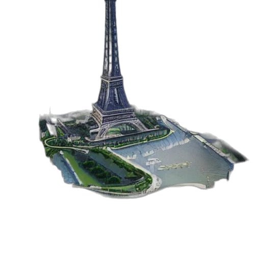 building, weapon, 3d render, concept art transparent PNG cut-out