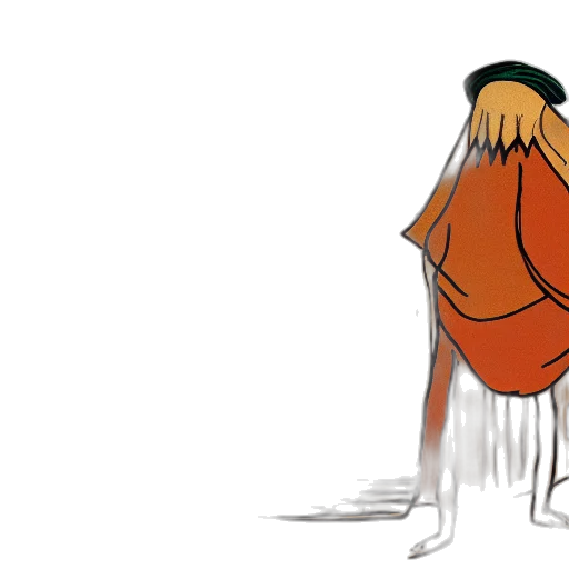 mask, dress, jacket, hair, concept art, 3d render, comic book art, pixel art transparent PNG cut-out