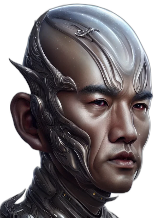 face, mask, dragon, staff transparent PNG cut-out