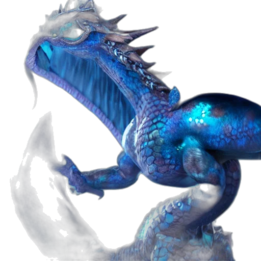 dragon, creature, staff, animal transparent PNG cut-out