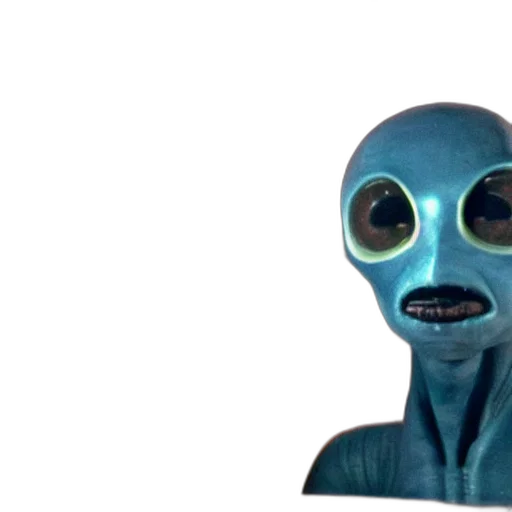 mask, robot, creature, face, 3d render, concept art, outer space, underwater transparent PNG cut-out