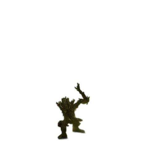 robot, creature, staff, weapon transparent PNG cut-out