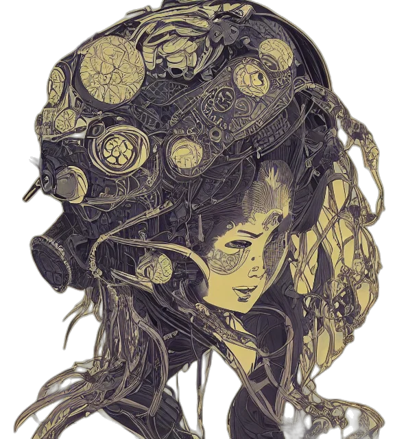 mask, crown, face, hair transparent PNG cut-out