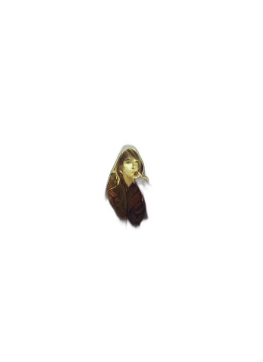hair, face, jewelry, jacket, pixel art, oil painting, photorealistic, 3d render transparent PNG cut-out