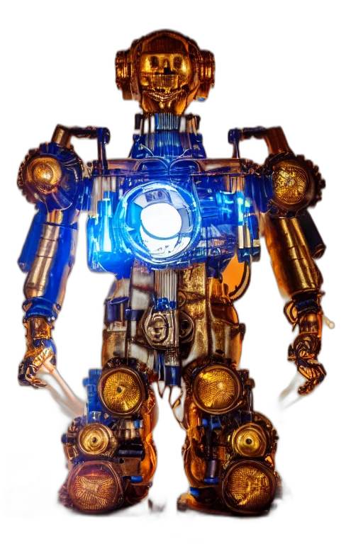robot, weapon, staff, jewelry, concept art, 3d render, fantasy art, pixel art transparent PNG cut-out