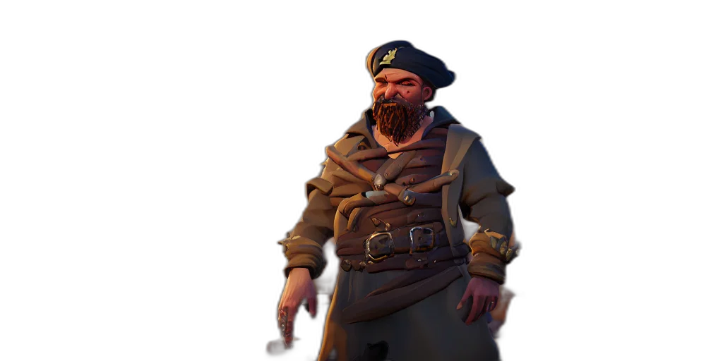 staff, hat, weapon, jacket transparent PNG cut-out