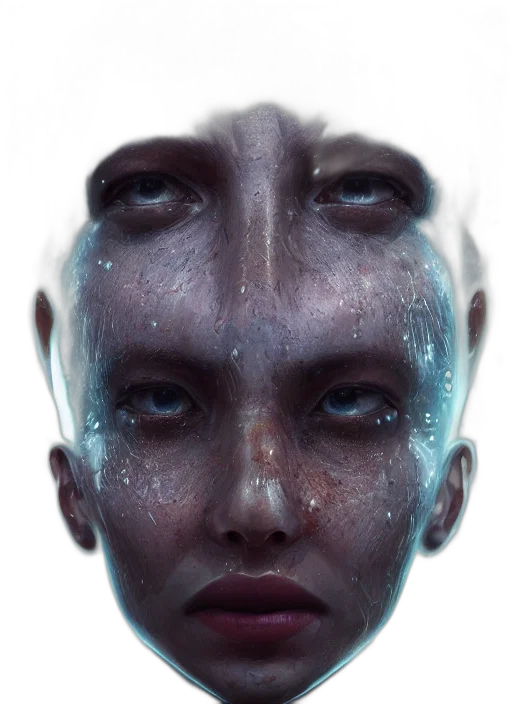 mask, face, creature, robot transparent PNG cut-out